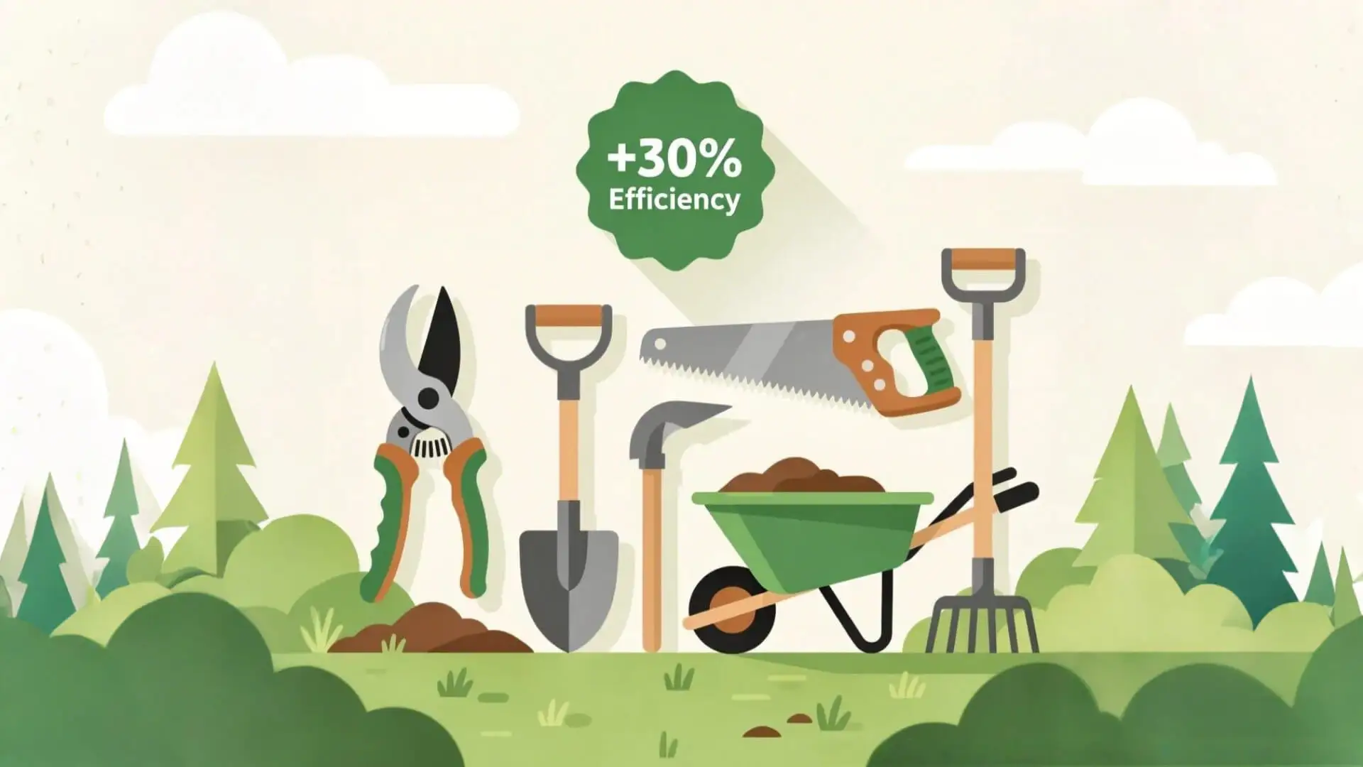 Combinazioni di strumenti che aumentano l'efficienza del team di paesaggistica 30% | Guida professionale alle attrezzature per il giardinaggio