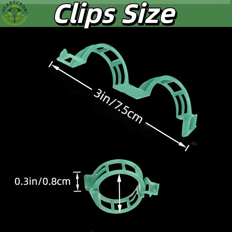 Plant Support Clips 150pcs | Scarecrow Garden Supplier
