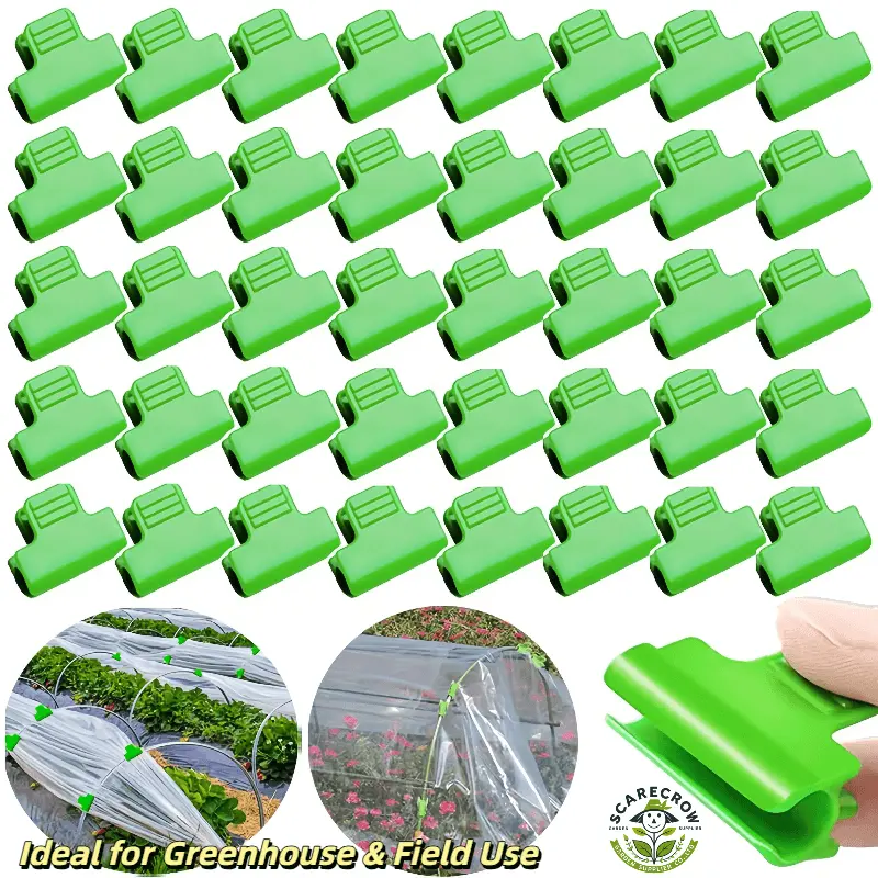 16mm Greenhouse Netting Clamps | Scarecrow Garden Supplier