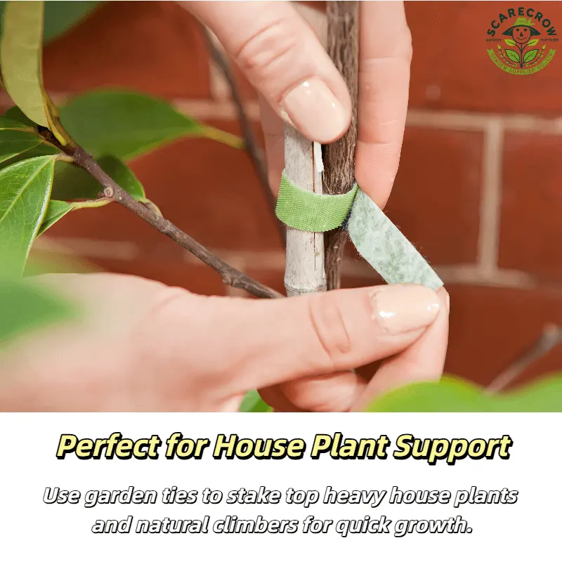 Loop Support Plant Reusable Plant Ties - Velcro Hook & Loop Garden Support