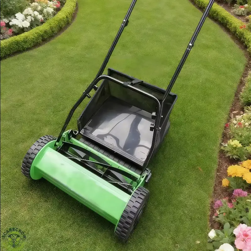 Durable Hand Push Lawn Mower with Grass Catcher