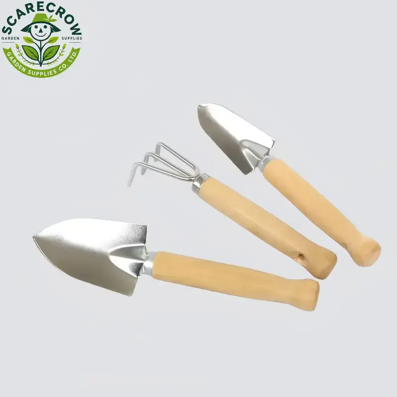 Mini Metal & Wooden Garden Hand Tools