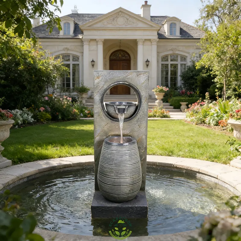 Wholesale Modern Resin Waterfall Fountain | Scarecrow Garden