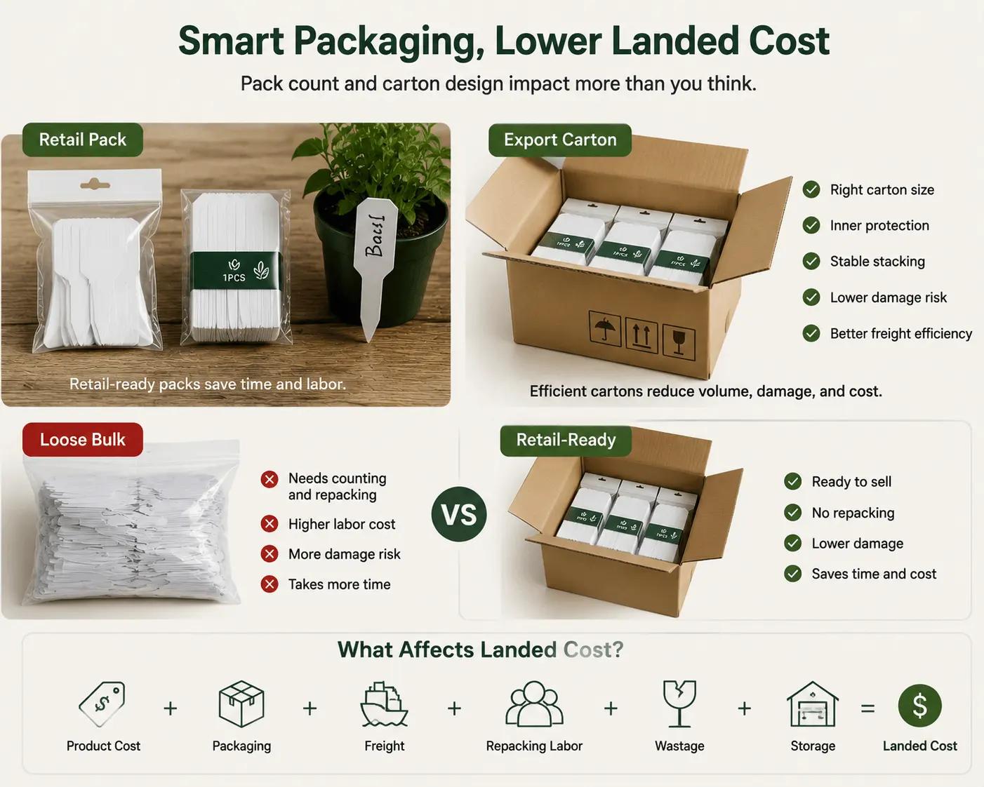 plant-label-retail-pack-vs-export-carton.webp Plant label retail pack shown beside export carton packaging